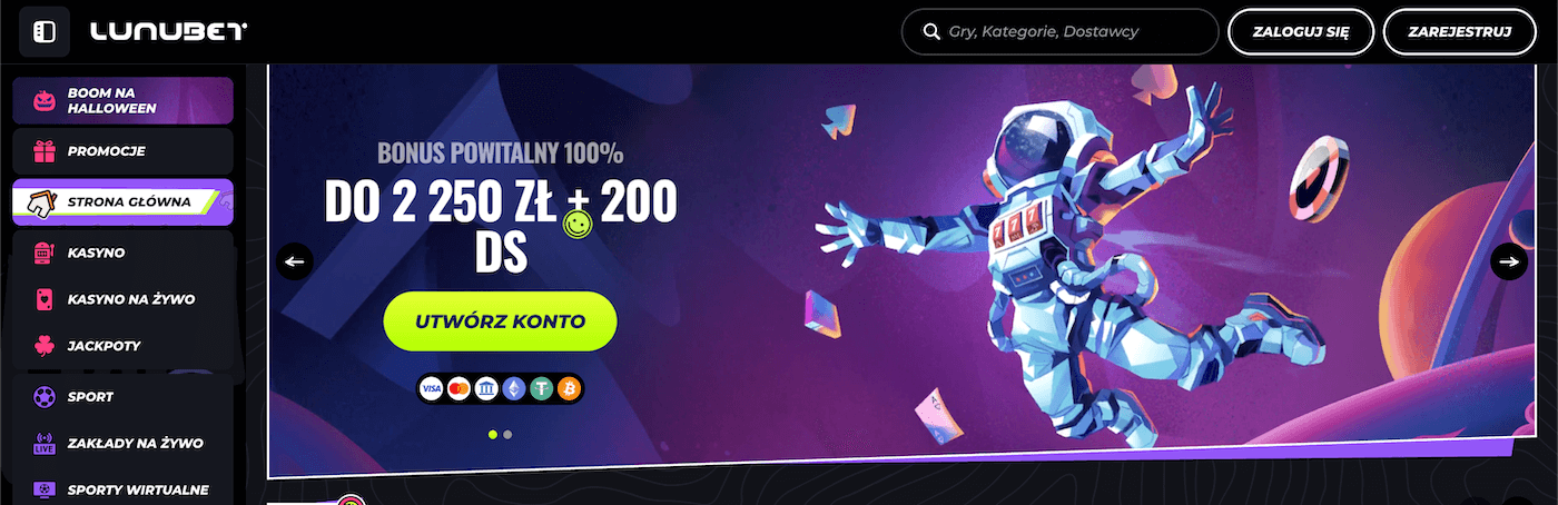 lunubet kasyno bez weryfikacji